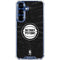 NBA Detroit Pistons Black Animal Print Galaxy S25 Clear Case